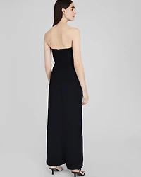 Strapless Drape Detail Jumpsuit