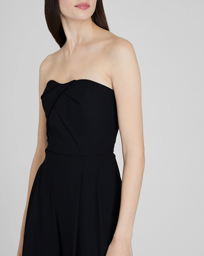 Strapless Drape Detail Jumpsuit