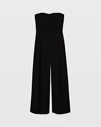 Strapless Drape Detail Jumpsuit