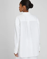 Relaxed Linen Button-Down Shirt
