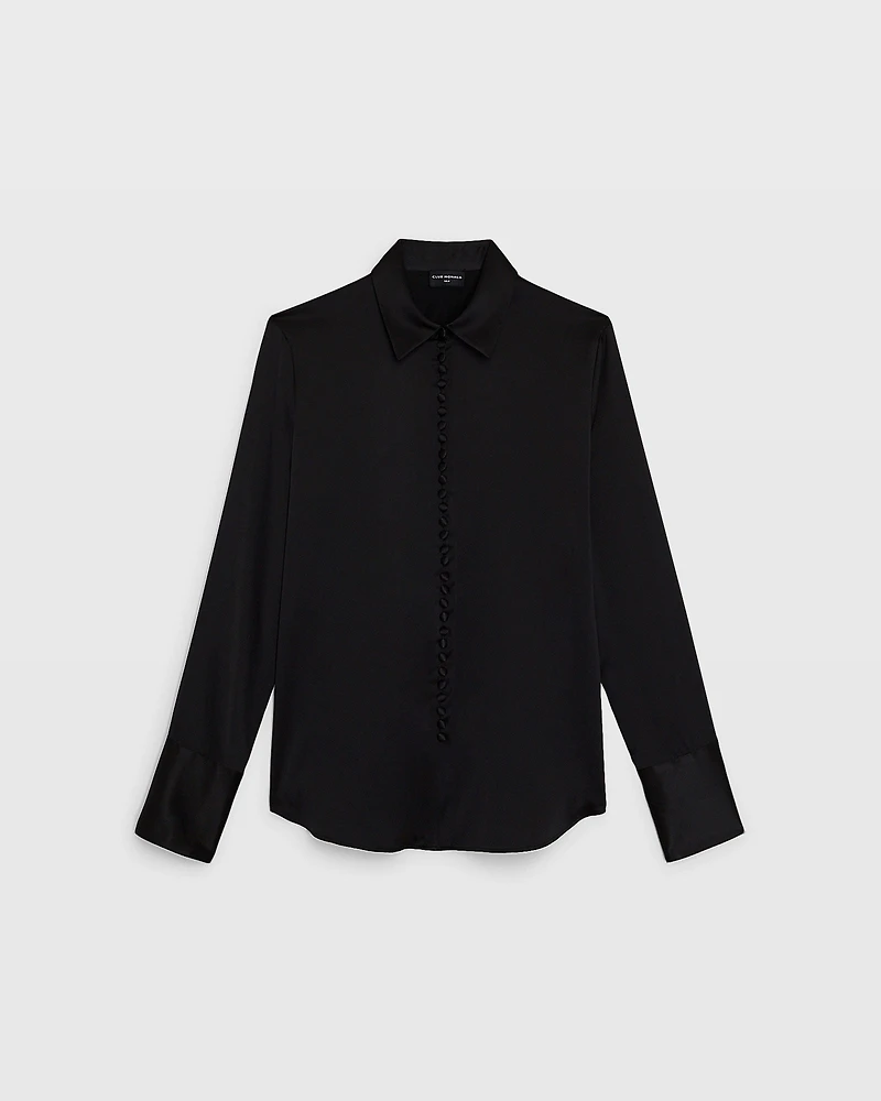 Helek Stretch Silk Charmeuse Shirt