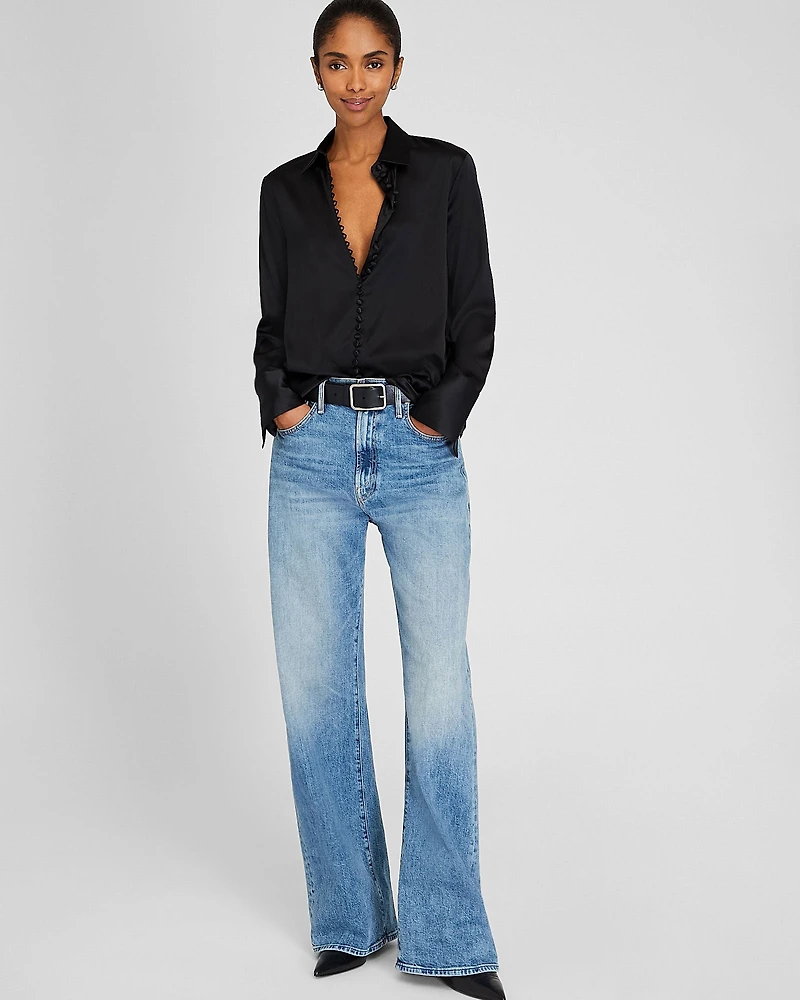 Helek Stretch Silk Charmeuse Shirt
