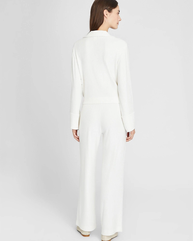 Plush Ribbed Lounge Pant