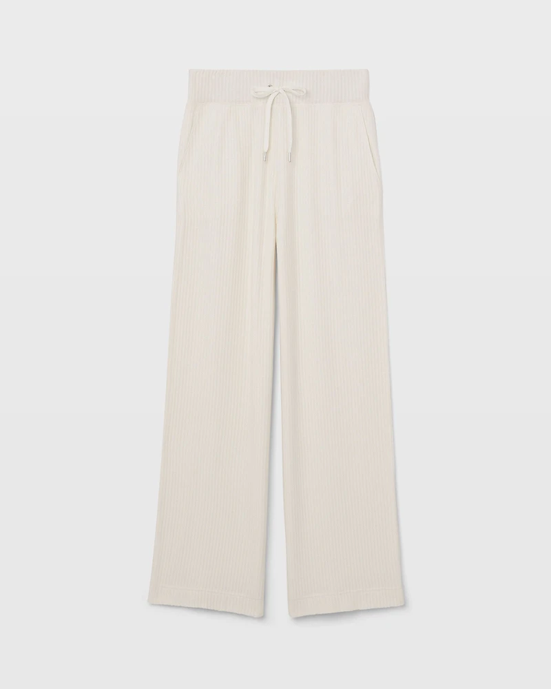 Plush Ribbed Lounge Pant