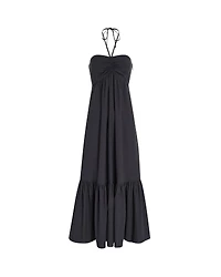 Cotton Halter Maxi Dress