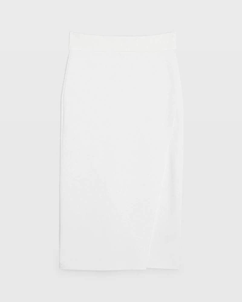 Ribbed Pencil Skirt