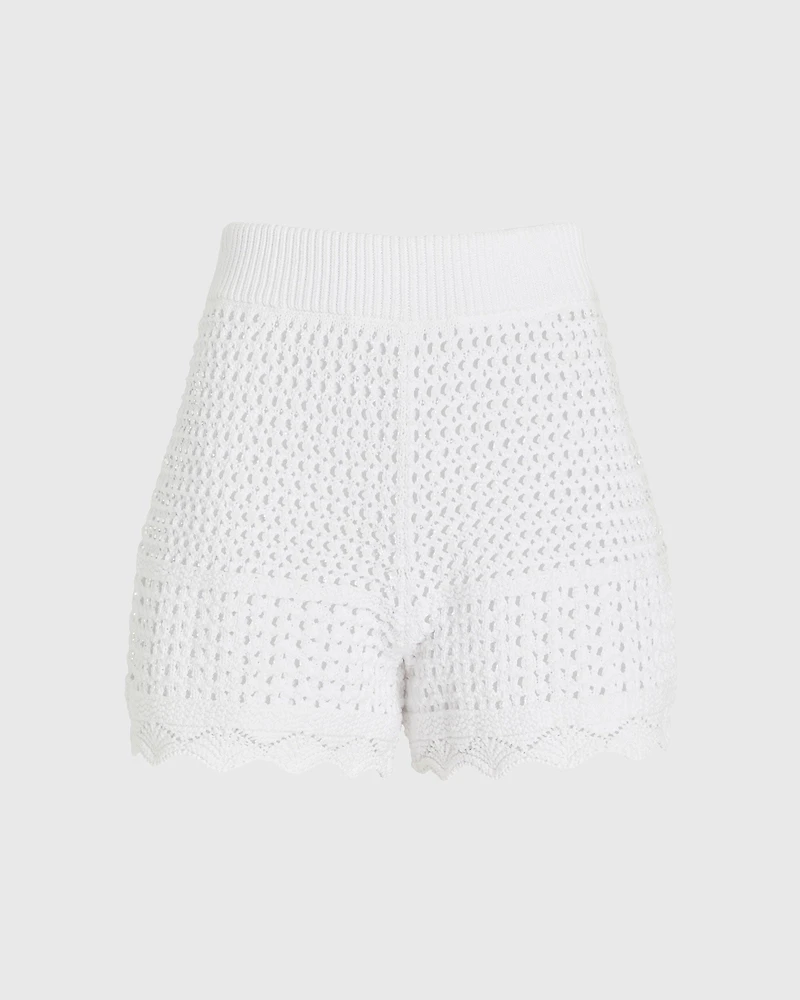 Open Stitch Short