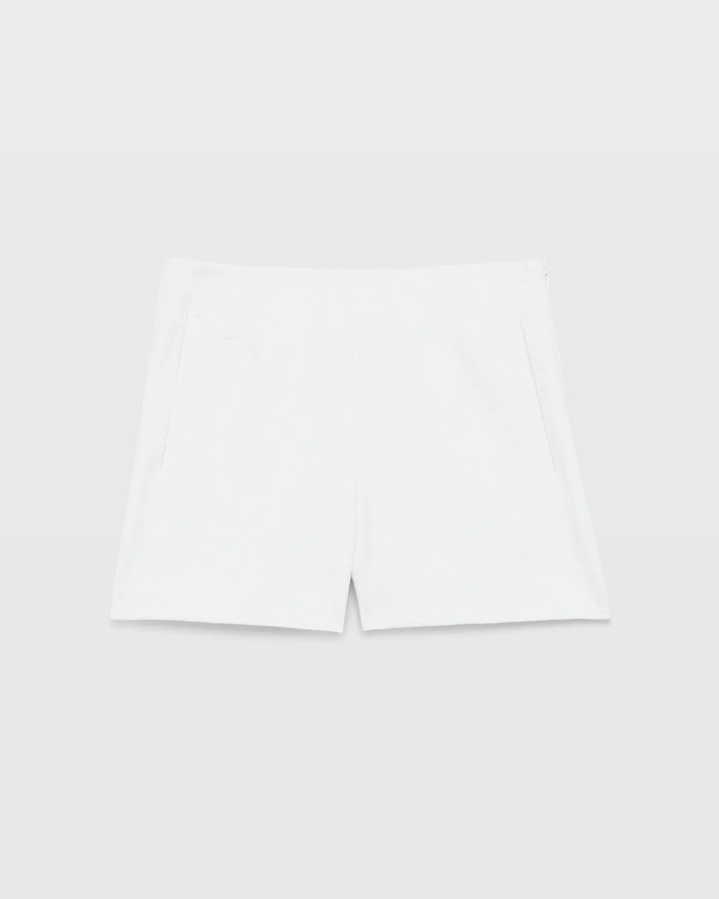 Textured High-Rise Short
