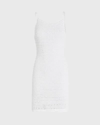 Open Stitch Mini Dress