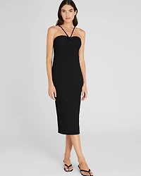 Mock Smock Midi Dress