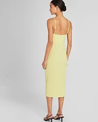 Mock Smock Midi Dress