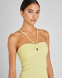 Mock Smock Midi Dress
