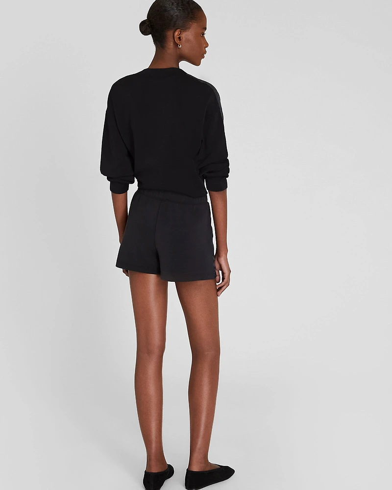 Satin Stripe Knit Short