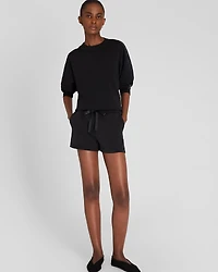Satin Stripe Knit Short