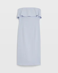 Tiered Overlay Tube Dress