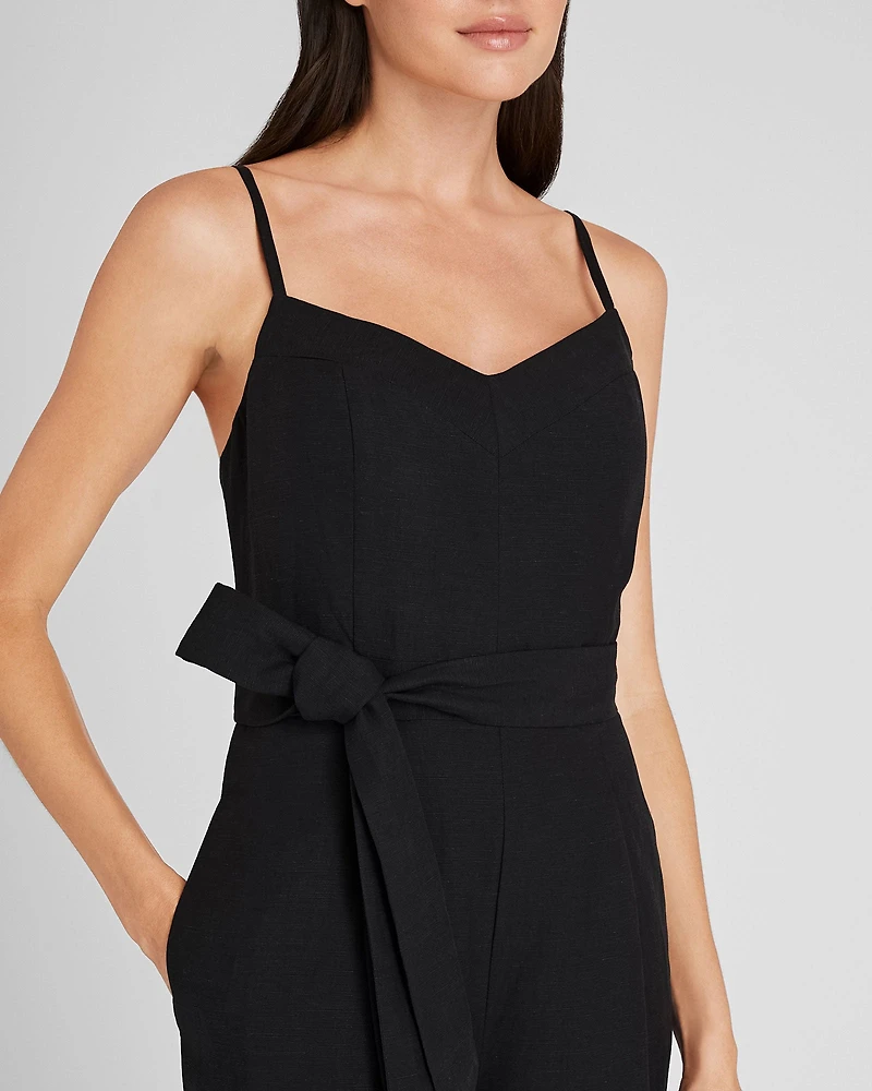 Linen Blend Jumpsuit