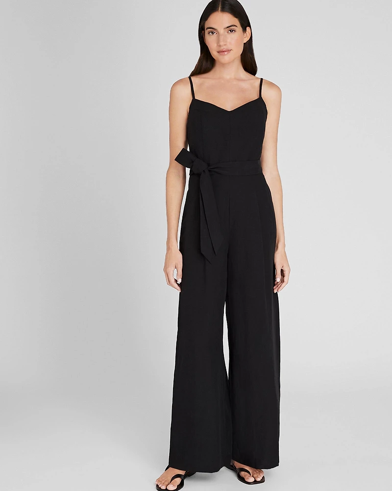 Linen Blend Jumpsuit