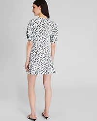 Flounce Hem Mini Dress