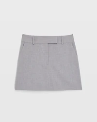 Lightweight Wool Mini Skirt