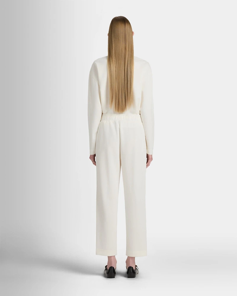 Satin Stripe Sweatshirt