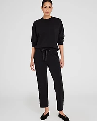 Satin Stripe Sweatshirt