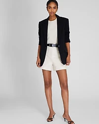 Leather Tie Waist Short