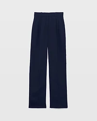 Pleated Linen Blend Trouser