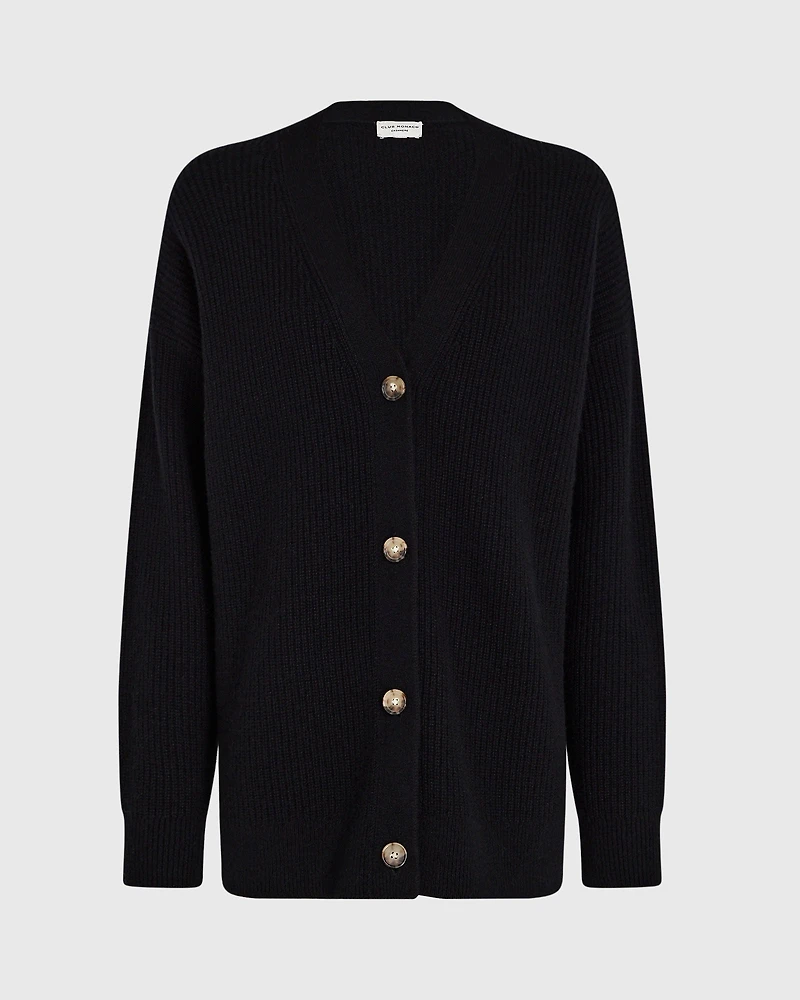 Cashmere Relaxed Knit Cardigan