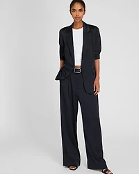 Silk Charmeuse Pleated Pant