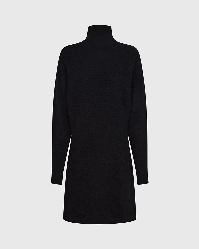 Cashmere Turtleneck Mini Dress