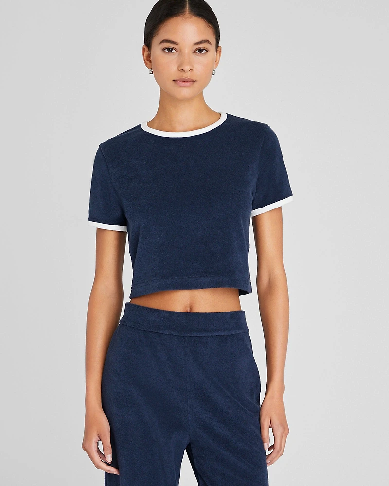 Cropped Terry Tee