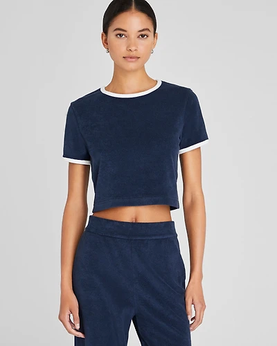 Cropped Terry Tee