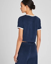 Cropped Terry Tee