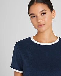 Cropped Terry Tee