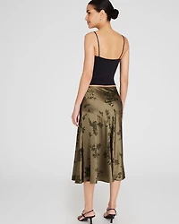 Bias-Seam Fluted Skirt
