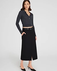 Trouser Midi Skirt