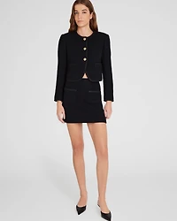 Tweed Mini Skirt