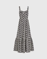 Shirred Tier Maxi Dress