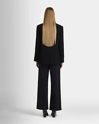 Relaxed Crepe Blazer