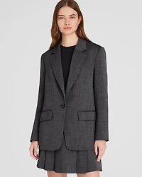 Relaxed Wool Twill Blazer
