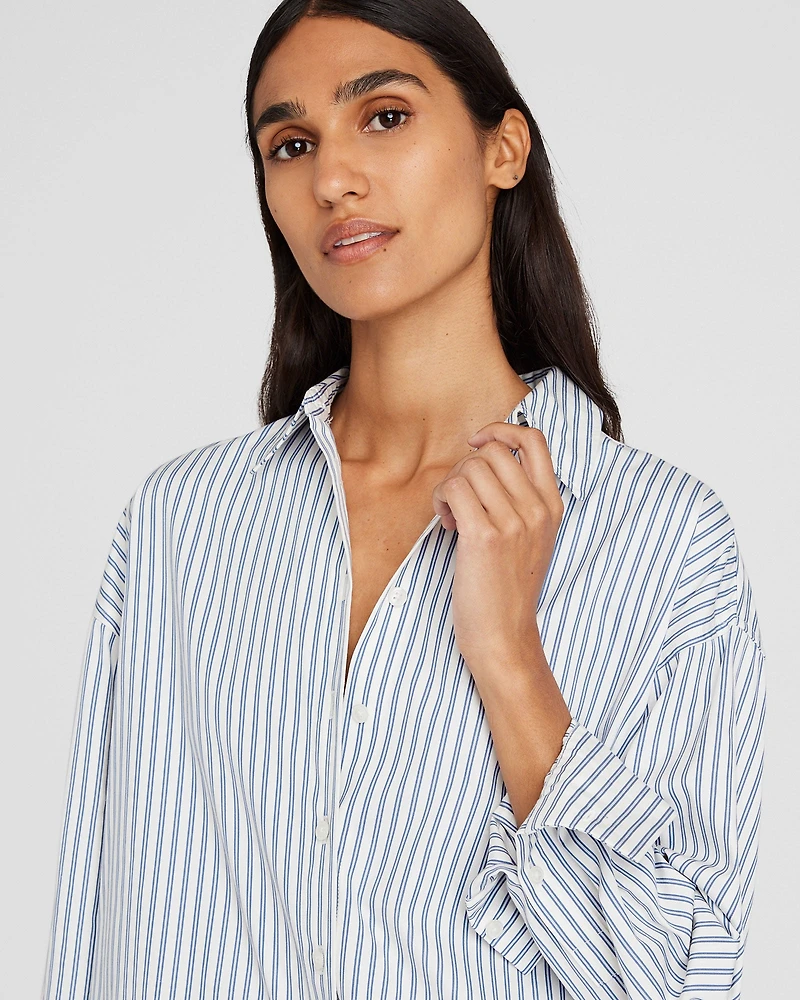 Striped Classic Button-Down Shirt