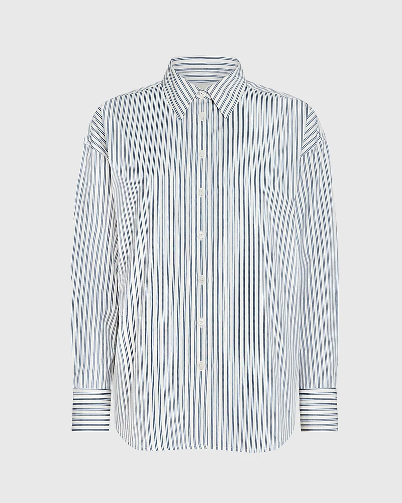 Striped Classic Button-Down Shirt