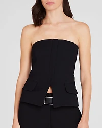 Strapless Tailored Top