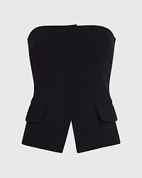 Strapless Tailored Top