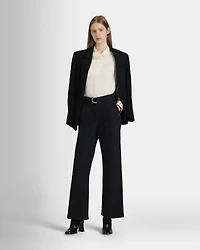 Silk Charmeuse Button Down Shirt