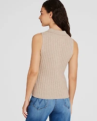 Cashmere Johnny Collar Tank