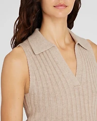 Cashmere Johnny Collar Tank