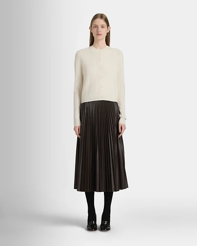 Cashmere Mini Cable Cardigan