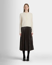 Cashmere Mini Cable Cardigan