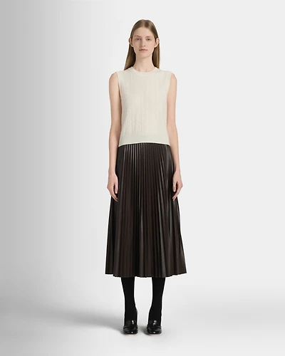 Cashmere Mini Cable Shell